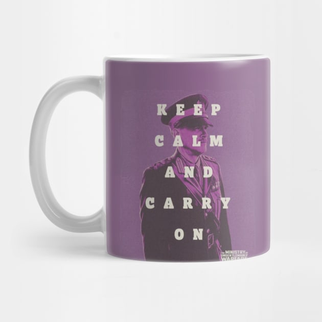 keep calm and carry on purple cary elwes by Super-TS